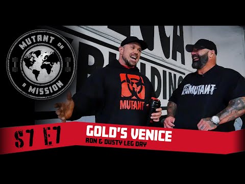 MUTANT ON A MISSION S07E07 | Gold's Gym Venice Beach - ft. Dusty Hanshaw! 😤