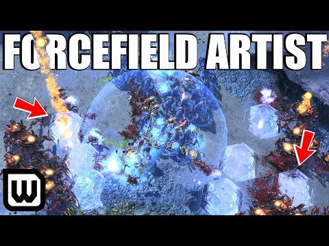 Starcraft 2: PARTING - PROTOSS FORCEFIELD ARTIST! (Parting vs Solar)