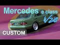 Matchbox Custom Mercedes E Class W210 With Borbet A Wheels