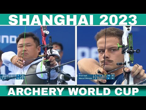Oh Jin Hyek v Marcus D_Almeida || recurve men gold || Shanghai 2023 ||Archery World Cup