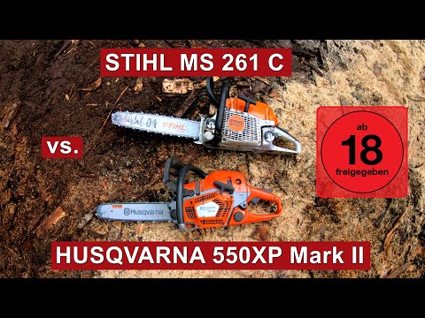 STIHL MS 261 C vs. HUSQVARNA 550XP Mark II