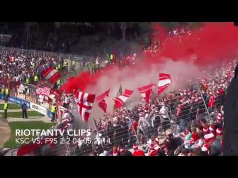 Pyro - Karlsruher SC vs. Fortuna Düsseldorf 2:2 // 04.05.2014