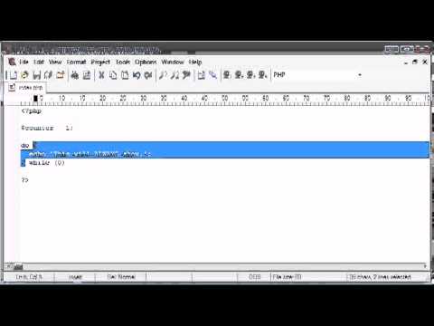 Beginner Php Tutorial 26 Do While Loop Flv
