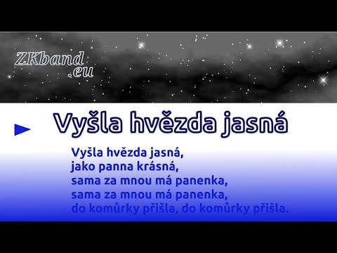 ZKband - Vyšla hvězda jasná - hudba + text