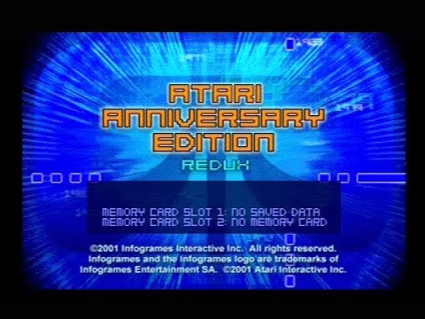 Gameplay Ps1 - Atari Anniversary Edition Redux PAL (2001)