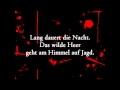 Heidevolk - Het wilde Heer (german subtitles)