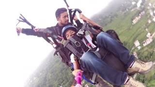 preview picture of video 'Tanvi Paragliding in Bhimtal, Uttarakhand, India'