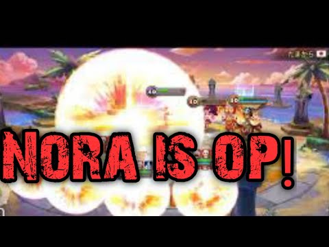 this amazing NORA user surprises enemy! summoners war.