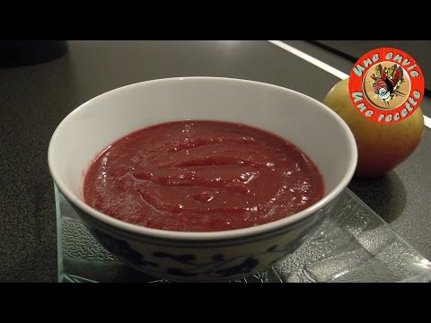 Compote de pommes et de fruits rouges - Une envie, Une recette
