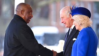 Britain's King Charles III hosts South Africa president for first state visit of his reign