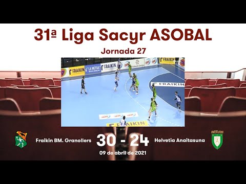 31ª Liga Sacyr ASOBAL J27: Fraikin BM. Granollers - Helvetia Anaitasuna 30-24