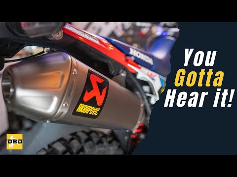 2025 Honda 300L Rally Akrapovic Exhaust Install + Sound Test!