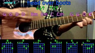 head over boots jon pardi guitar chords head over boots jon pardi guitar chords