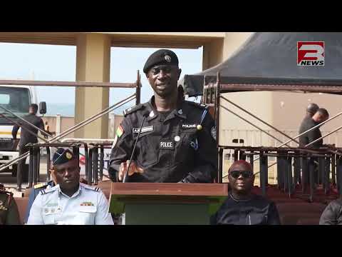 Ghana police team issues traffic control measures for the burial of helicopter crash victims