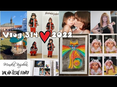 Vlog 314/22 - porozeniny, alba, akvarel a fonty