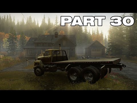 SnowRunner Gameplay Part 30 - Solid Foundation, Unlucky Fisherman