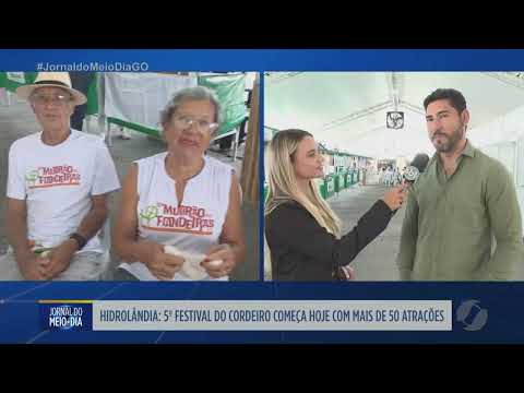 Hidrolândia: 5º Festival do cordeiro começa hoje com mais de 50 atrações