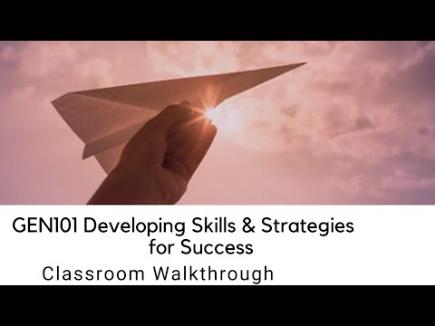 UAGC // GEN101 Developing Skills & Strategies for Success Classroom Walkthrough