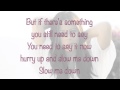 Slow me down - Sara Evans - Lyrics