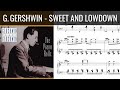 George Gershwin - Sweet And Lowdown | Sheet music transcription