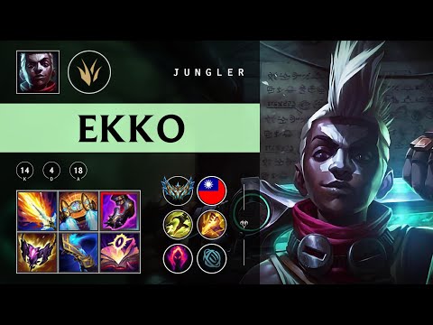 Ekko Jungle vs Skarner - TW Challenger Patch 25.22