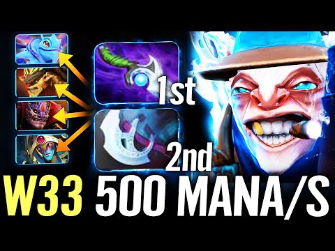 🔥 MEEPO KING MID IS BACK — Diffusal 1st Slot + Manta 6x Burn 500 MANA/SEC by W33 Dota 2 Pro