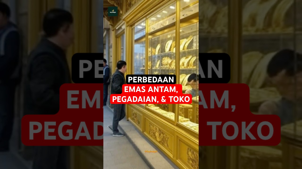 Bedanya Beli Emas di Antam, Pegadaian, dan Toko Emas!