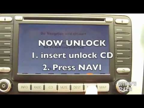 How to update and unlock VW MFD2 DVD system 2013