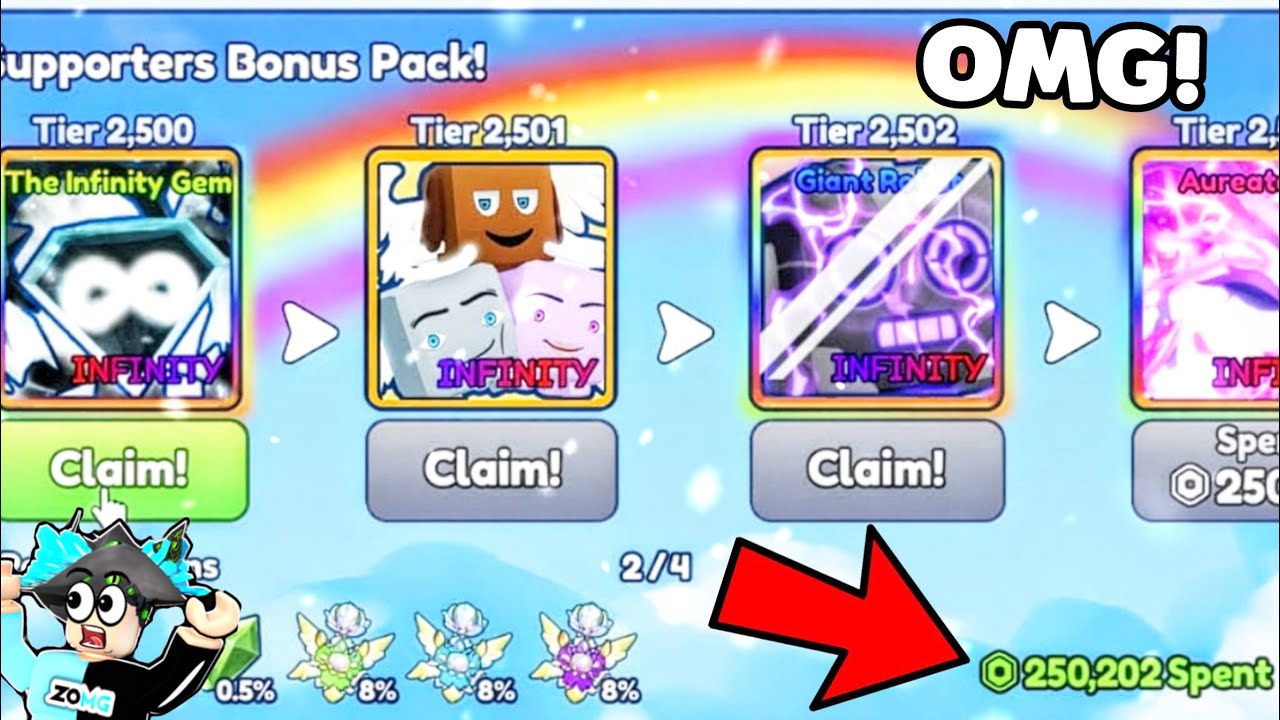 😱 I Spent 250,000$ on BGSI & 1 in 10 TRILLION INFINITY PET! (Anniversary Event)