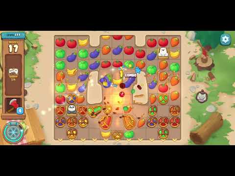 We Bare Bears Match3 Repairs Level 177 - No Boosters