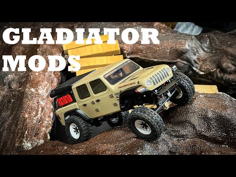 The Best Mods For The New SCX24 Gladiator!