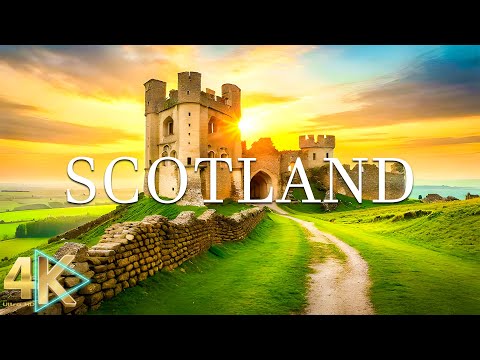 SCOTLAND 4K - Scenic Relaxation Film with Calming Music - 4K Video Ultra HD