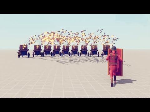 1 Shield Bearer vs all ranged units - Totally Accurate Battle Simulator