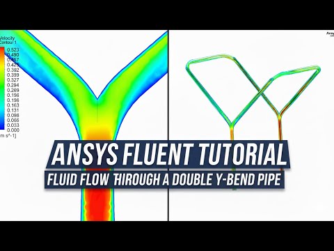 ANSYS Fluent Tutorial: Simulating Air Flow in a Double Y-Bend Pipe – Step-by-Step CFD Analysis