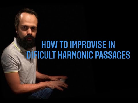 Quick Tip 109   How To improvise in difficult harmonic passages