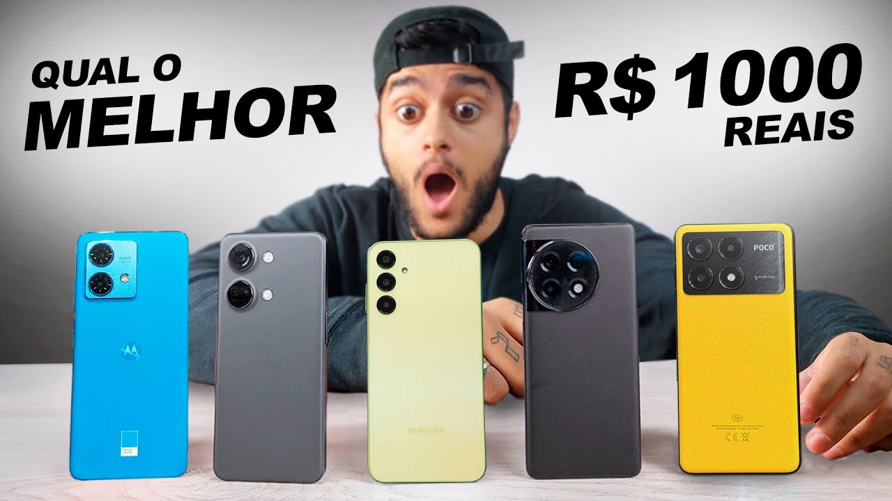 Best CELL PHONES up to R$1000 from EACH BRAND!