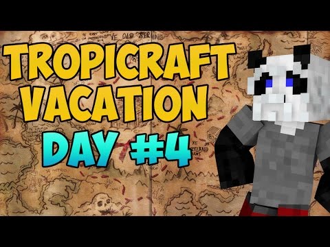 Tropicraft Vacation: Day 4: TREASURE HUNT!(Minecraft Attack of the B-Team server) w/Xylophoney