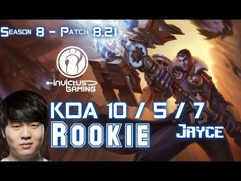 IG Rookie JAYCE vs LISSANDRA Mid - Patch 8.21 KR Ranked