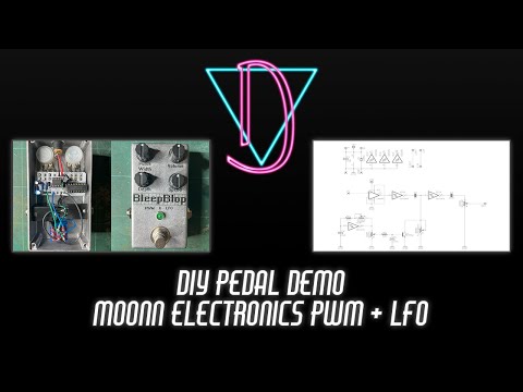 DIY Pedal Demo - Moonn Electronics PWM + LFO - Synthy/Fuzzy Weirdness