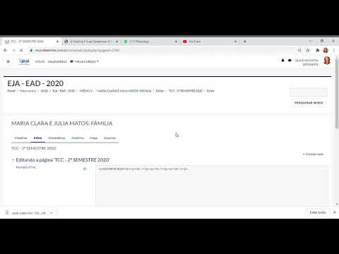 COMO ESCREVER O TCC NO MOODLE
