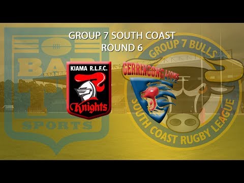 2018 Group 7 RL 1st Grade Round 6 - Kiama Knights v Gerringong Lions