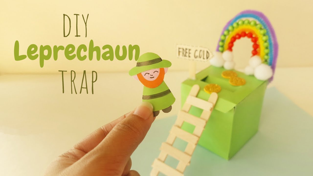 DIY Leprechaun Trap | St Patrick’s Day Craft Ideas | Pot of Gold Leprechaun Trap