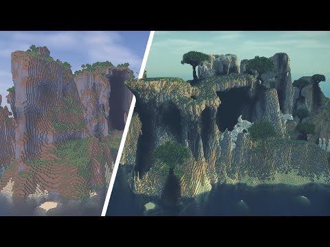 EXTREME Amplified World Transformation Build In Minecraft