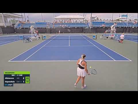Anastasia Uspenskaia v Alloiarova Dinara - CU v BARRY - 13.5.23