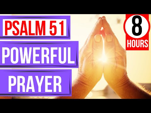 Psalm 51 Prayer (Bible verses for sleep with God's Word)(Peaceful Scriptures Prayer for forgiveness)