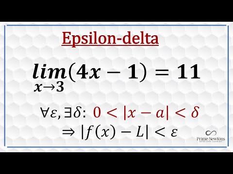 Epsilon - Delta Proof (precise definition of the limit)
