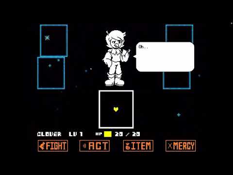 Undertale yellow Martlet boss fight (pacifist)