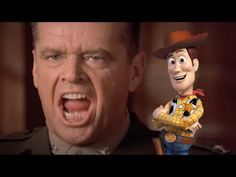 "You Can't Handle The Truth," but it's the Toy Story Song