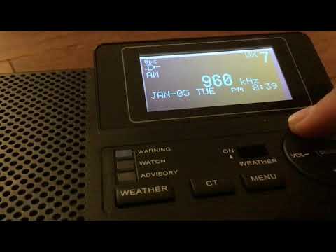 NIGHTTIME AM Bandscan for the Wilmington, NC Area