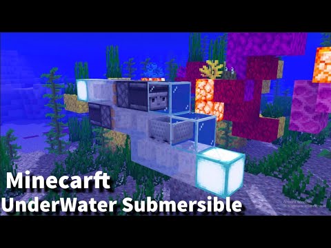 Exploring NEW Underwater Submersible in Minecraft